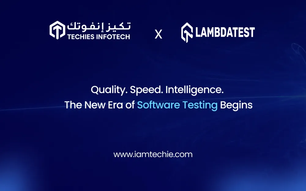 Techies Infotech Partners with LambdaTest to Redefine QA Standards with AI-Powered Software Testing